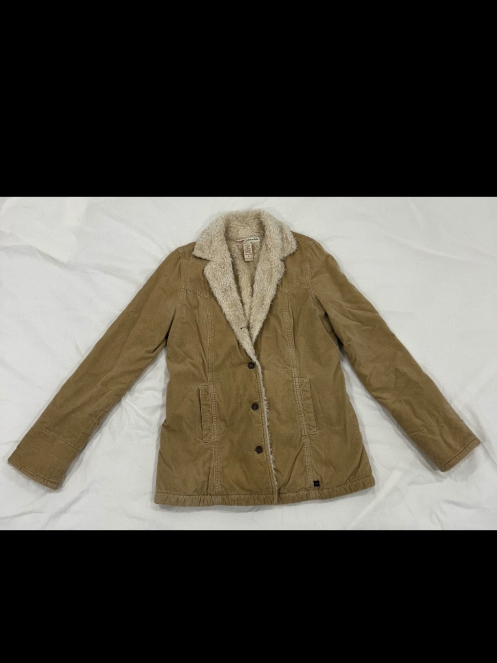 Vintage Abercrombie & Fitch Shearling Corduroy Jacket
